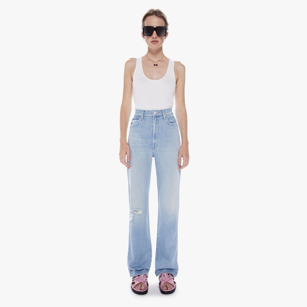 MOTHER High Waisted Tunnel Vision Sneak jeans size 27